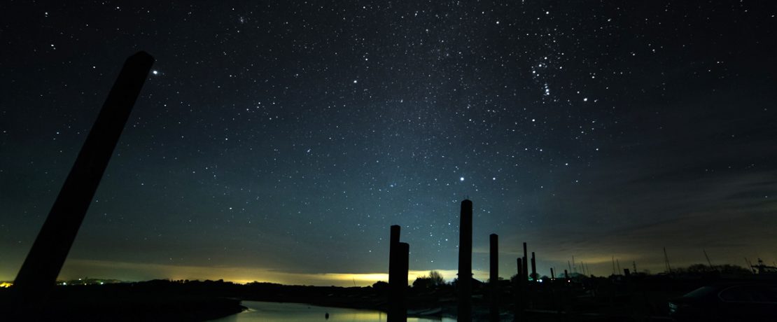 The Milky Way over Morston Quay