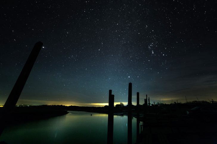 The Milky Way over Morston Quay