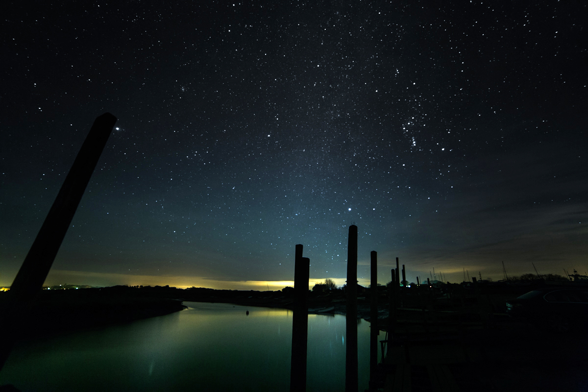 The Milky Way over Morston Quay