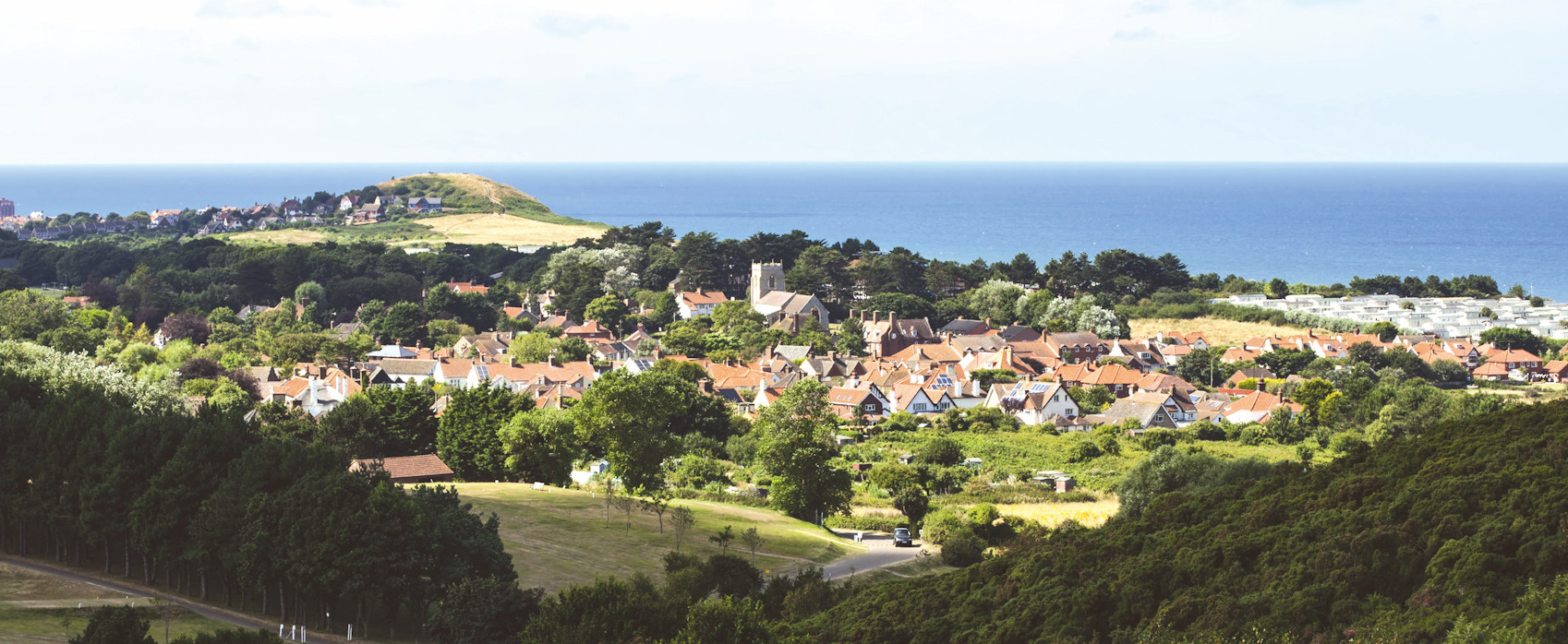 A view to the Norfolk coast