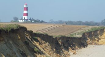 Happisburgh lighthouse - living on the edge