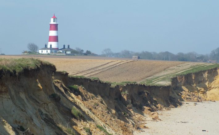 Happisburgh lighthouse - living on the edge