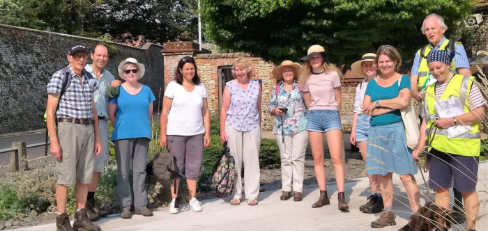 CPRE Norfolk members on the Walsingham walk in 2018