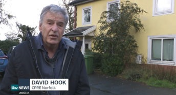 David Hook on ITV news