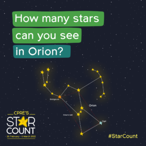 How many stars can you see in Orion