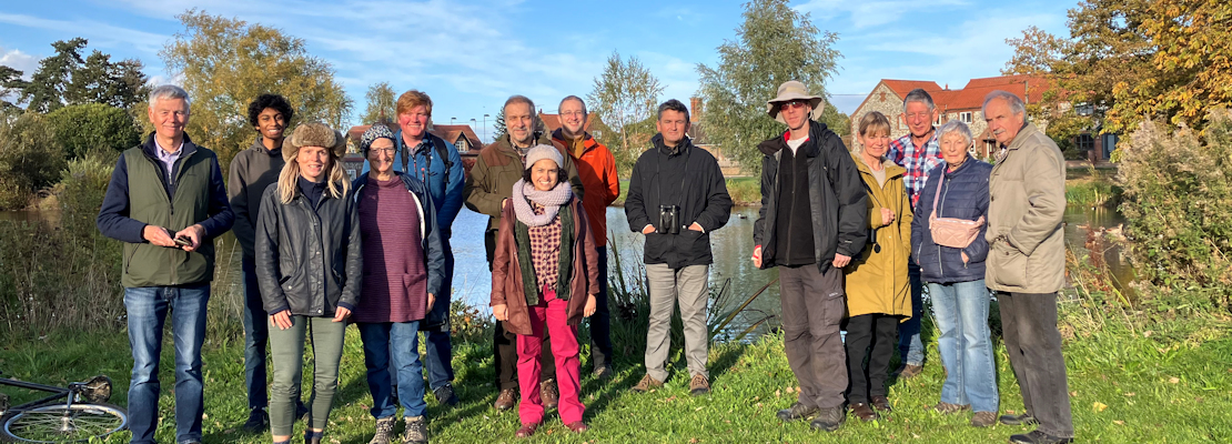 A group of attendees at the Norfolk Nature Day