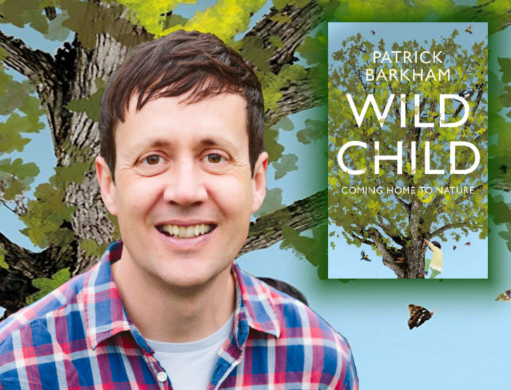 Patrick Barkham and a copy of his book, Wild Child