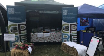 CPRE Norfolk's stand at the Royal Norfolk Show