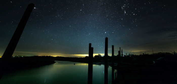 The Milky Way over Morston Quay