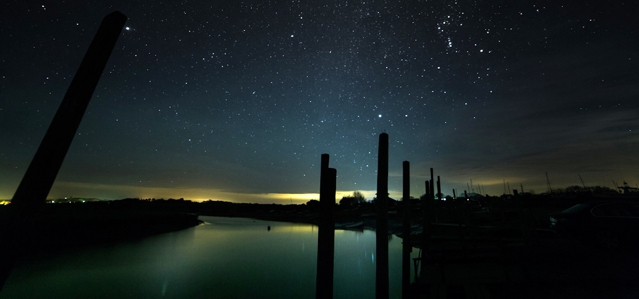 The Milky Way over Morston Quay