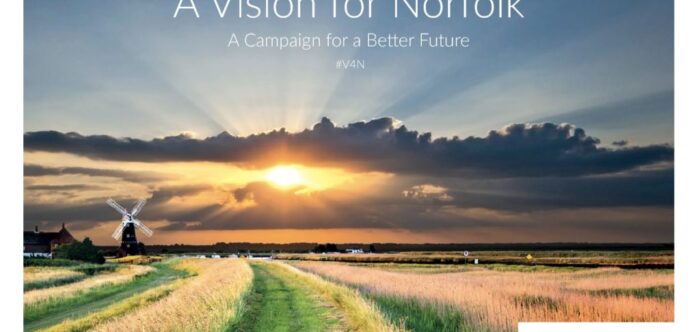 The front cover of our Vision for Norfolk brochure. Download the PDF now.