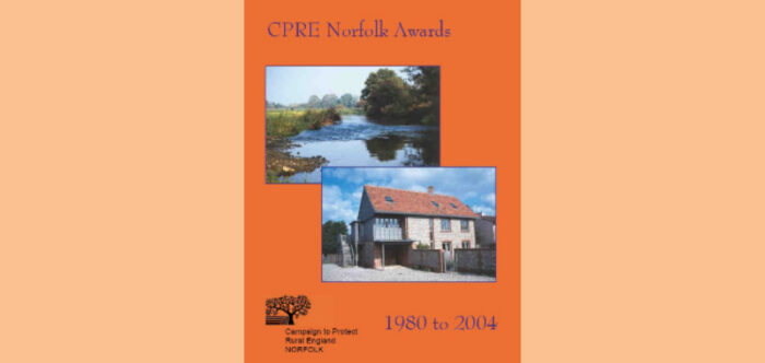 Cover of the CPRE Award booklet 1980 to 2004