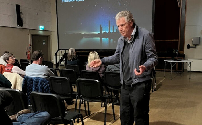 CPRE trustee David Hook speaking at the Dark Sky Festival in October 2025