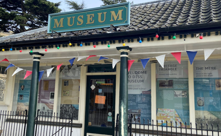 The entrance to Diss Museum