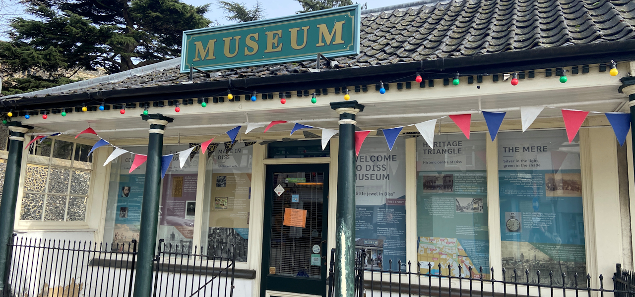 The entrance to Diss Museum