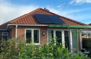 PV solar panels located on a roof