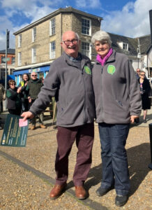 Members of the Scole Nature Trails Trust with their Countryside Champion Award certificate from CPRE Norfolk