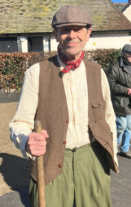 Chris Dady, CPRE Norfolk trustee, in 1926 agricultural costume