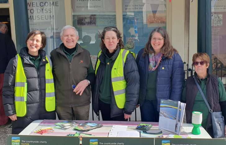 Staff and trustees of CPRE Norfolk celebrate a centenary of protecting the countryside.