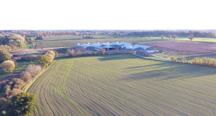 Cranswick Cherry Tree Farm, Stow Bedon as it is now before being turned into mega farm.